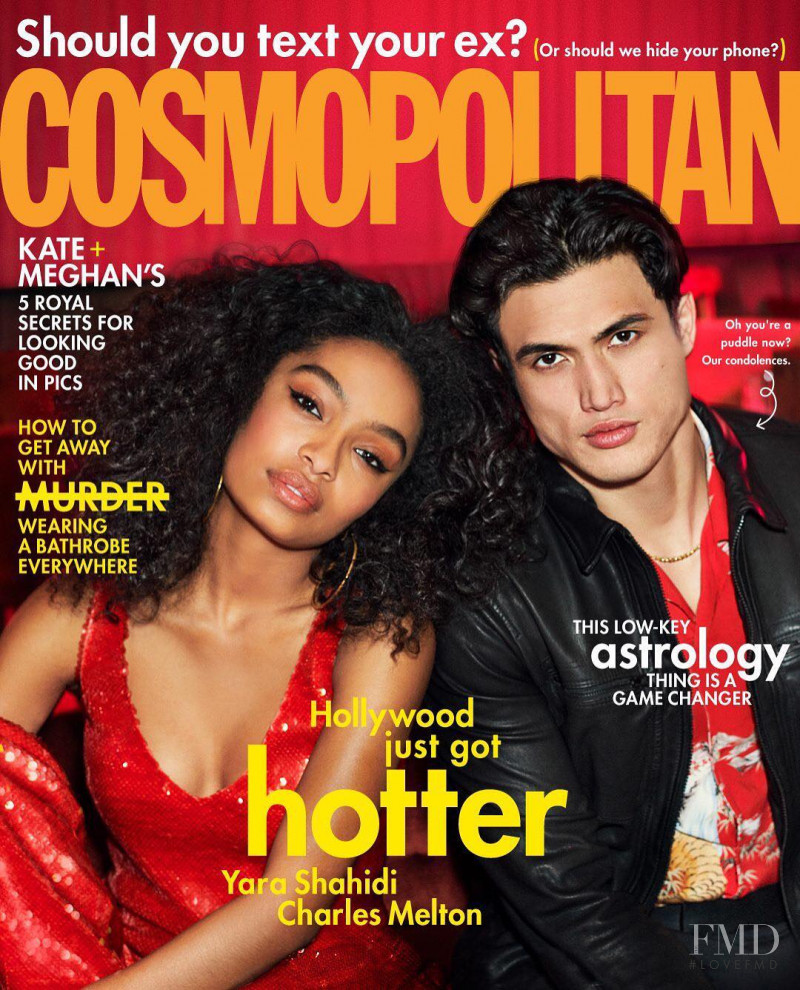 Yara Shahidi featured on the Cosmopolitan USA cover from May 2019