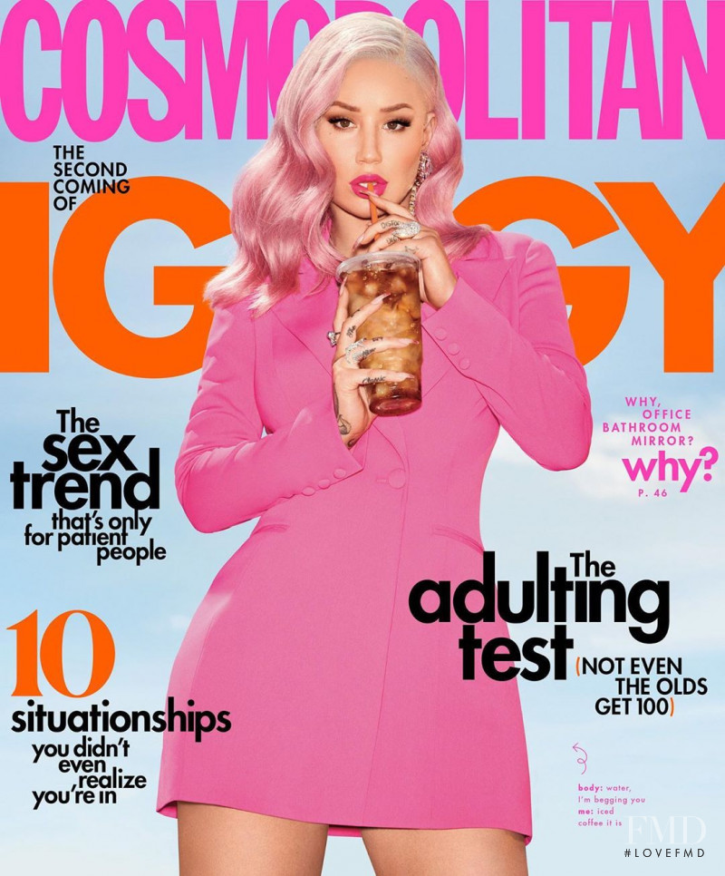 Iggy Azalea featured on the Cosmopolitan USA cover from September 2019