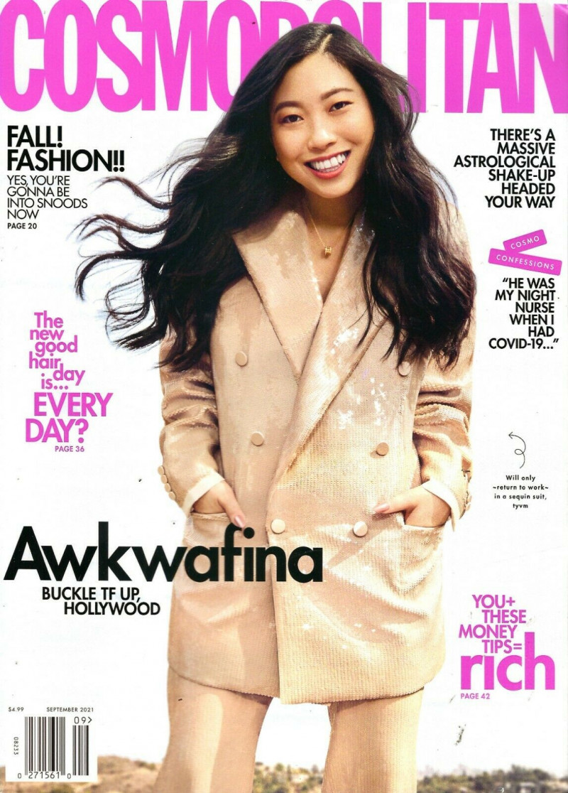  featured on the Cosmopolitan USA cover from September 2021
