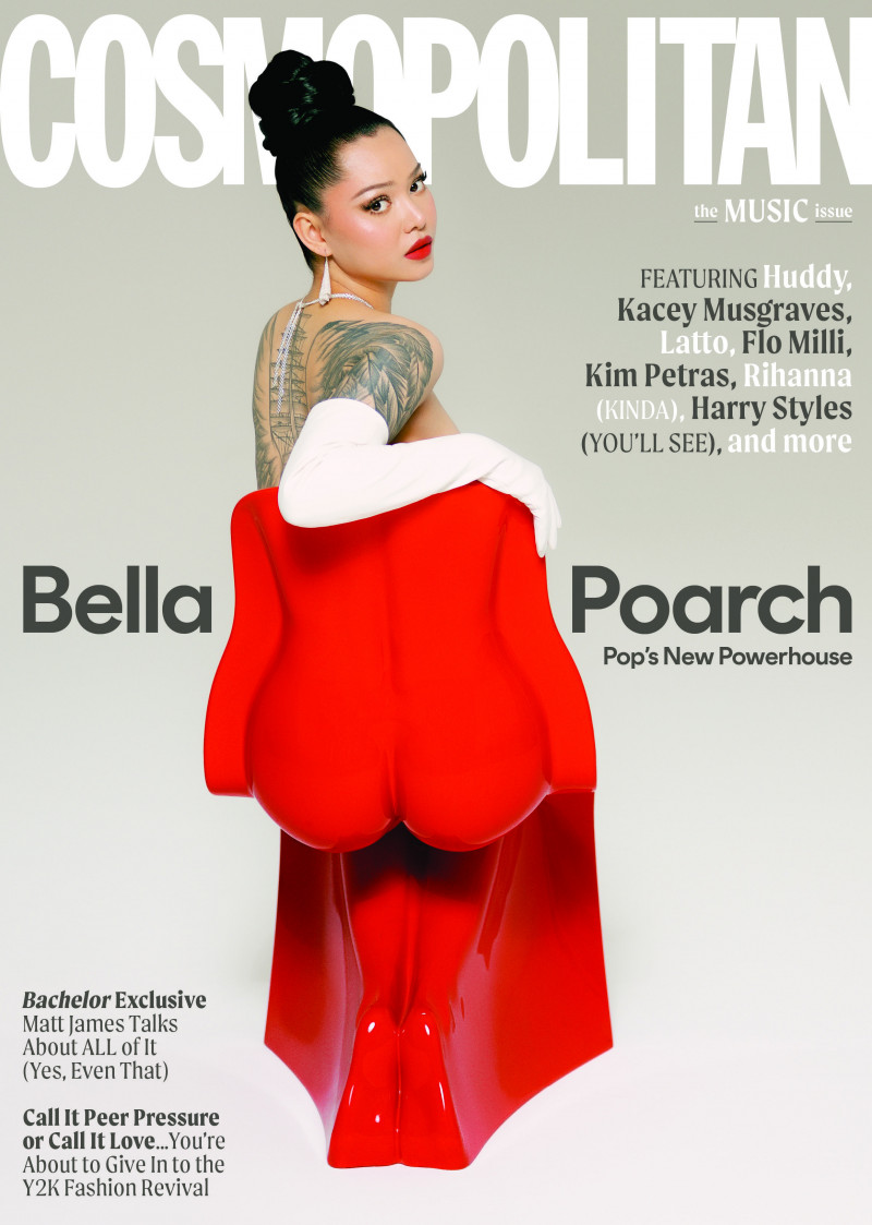 Bella Poarch featured on the Cosmopolitan USA cover from April 2022