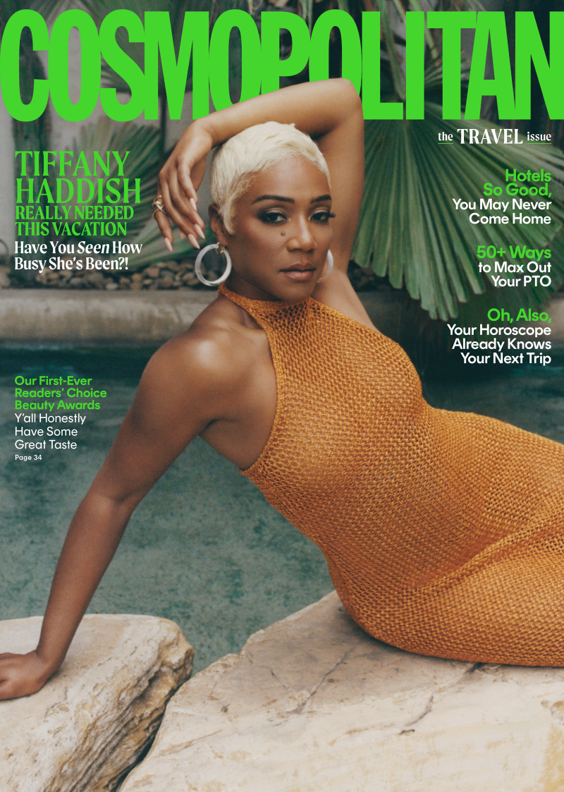 Tiffany Haddish featured on the Cosmopolitan USA cover from September 2022