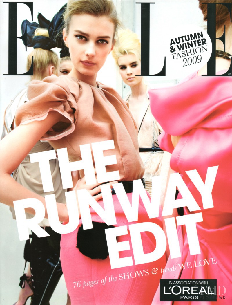  featured on the Elle UK cover from August 2009