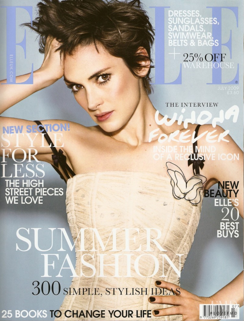  featured on the Elle UK cover from July 2009