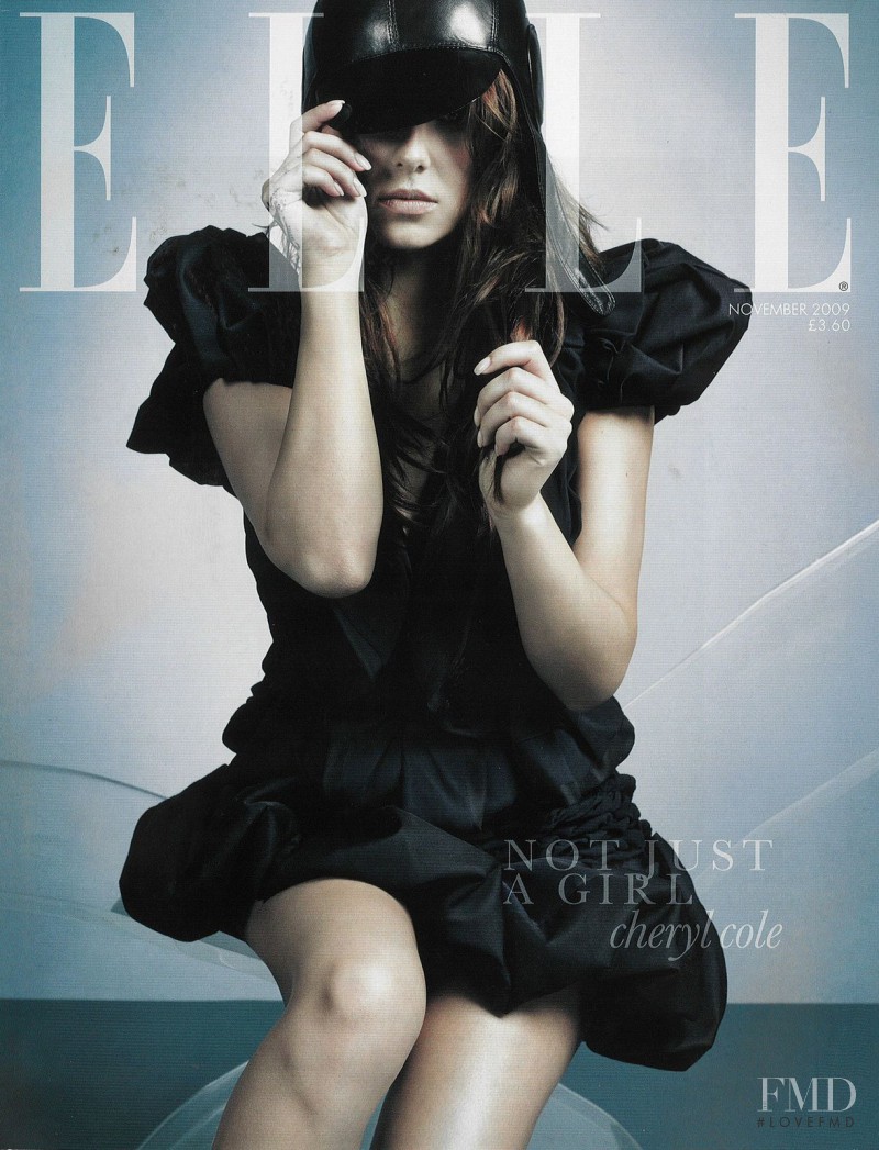 Cheryl Cole  featured on the Elle UK cover from November 2009