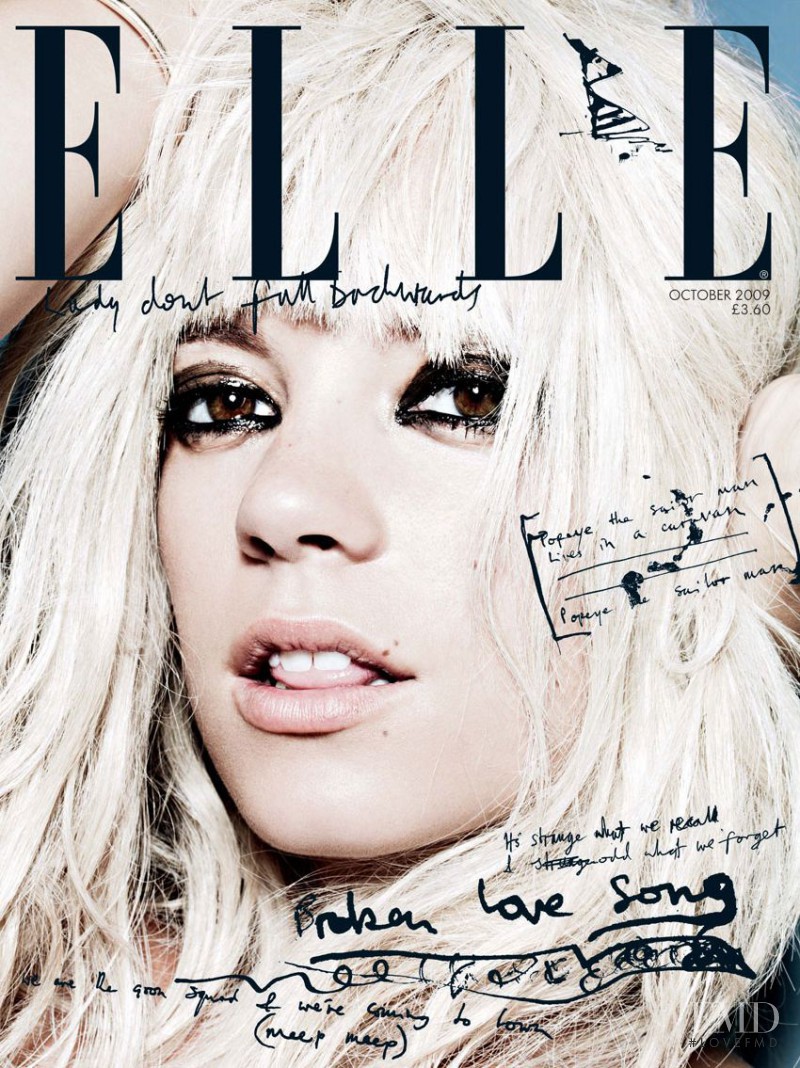  featured on the Elle UK cover from October 2009