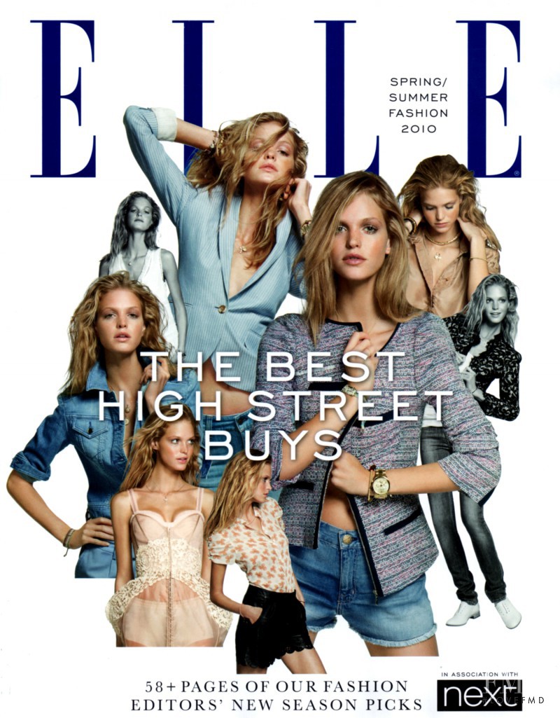  featured on the Elle UK cover from April 2010