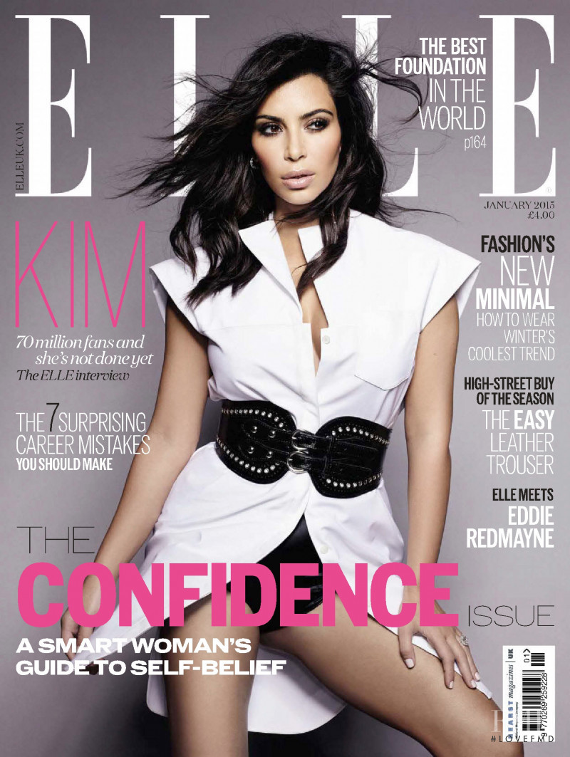  featured on the Elle UK cover from January 2015