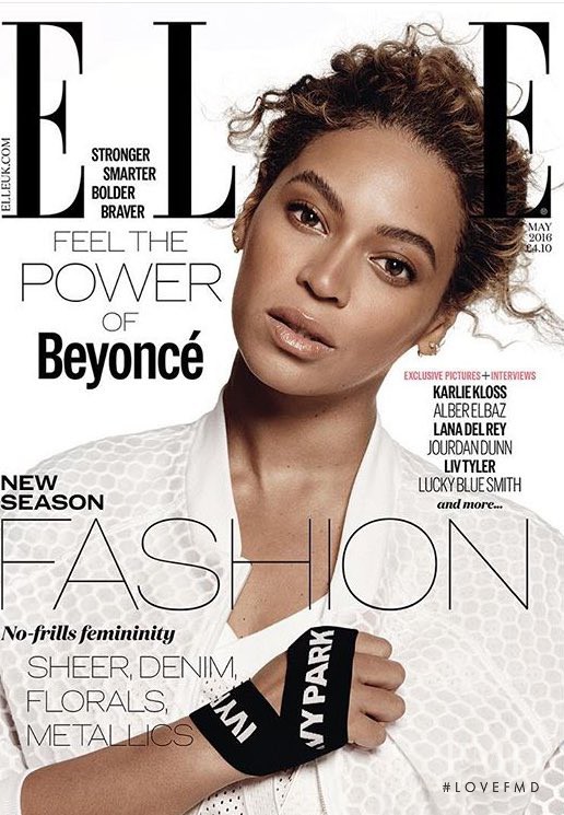  featured on the Elle UK cover from May 2016