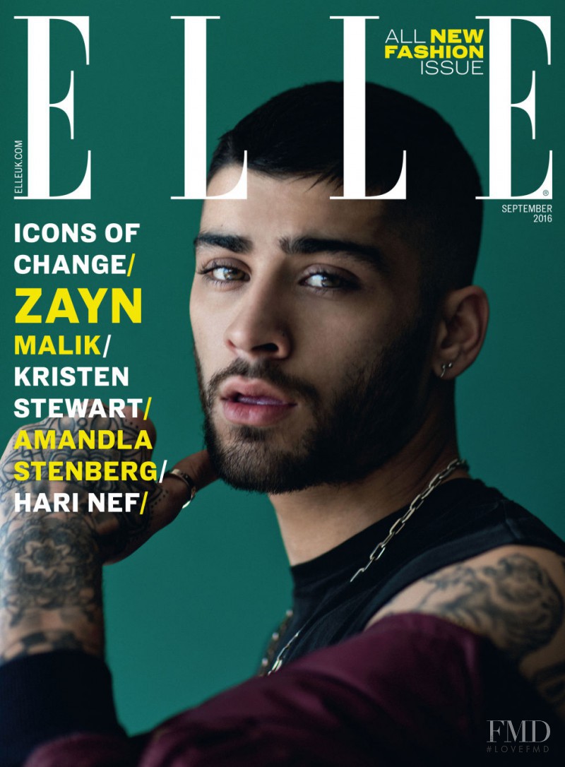  featured on the Elle UK cover from September 2016