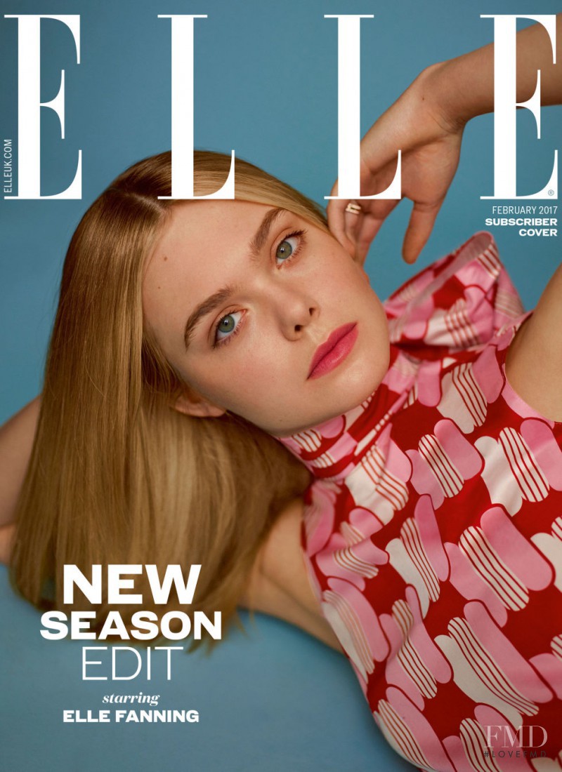  featured on the Elle UK cover from February 2017