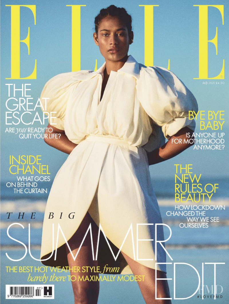  featured on the Elle UK cover from July 2020