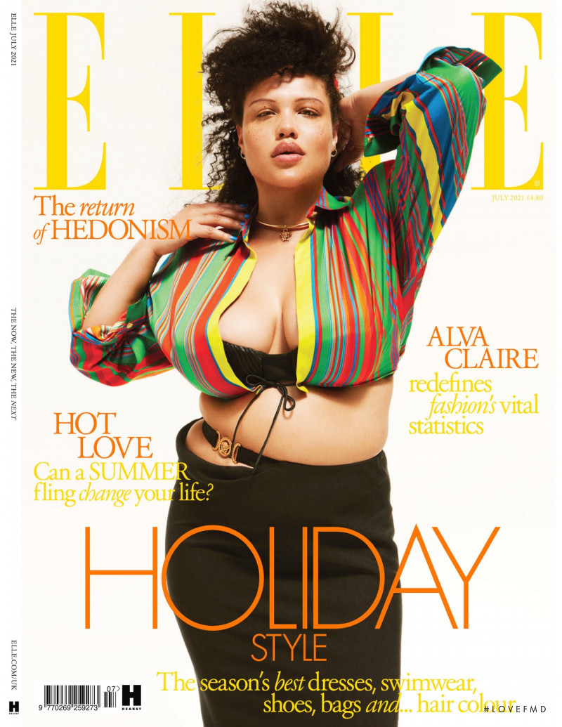 featured on the Elle UK cover from July 2021