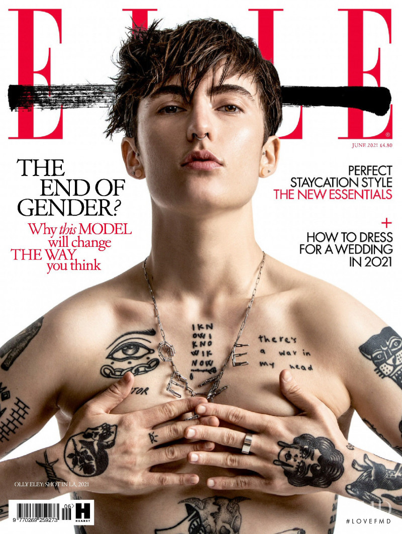 featured on the Elle UK cover from June 2021