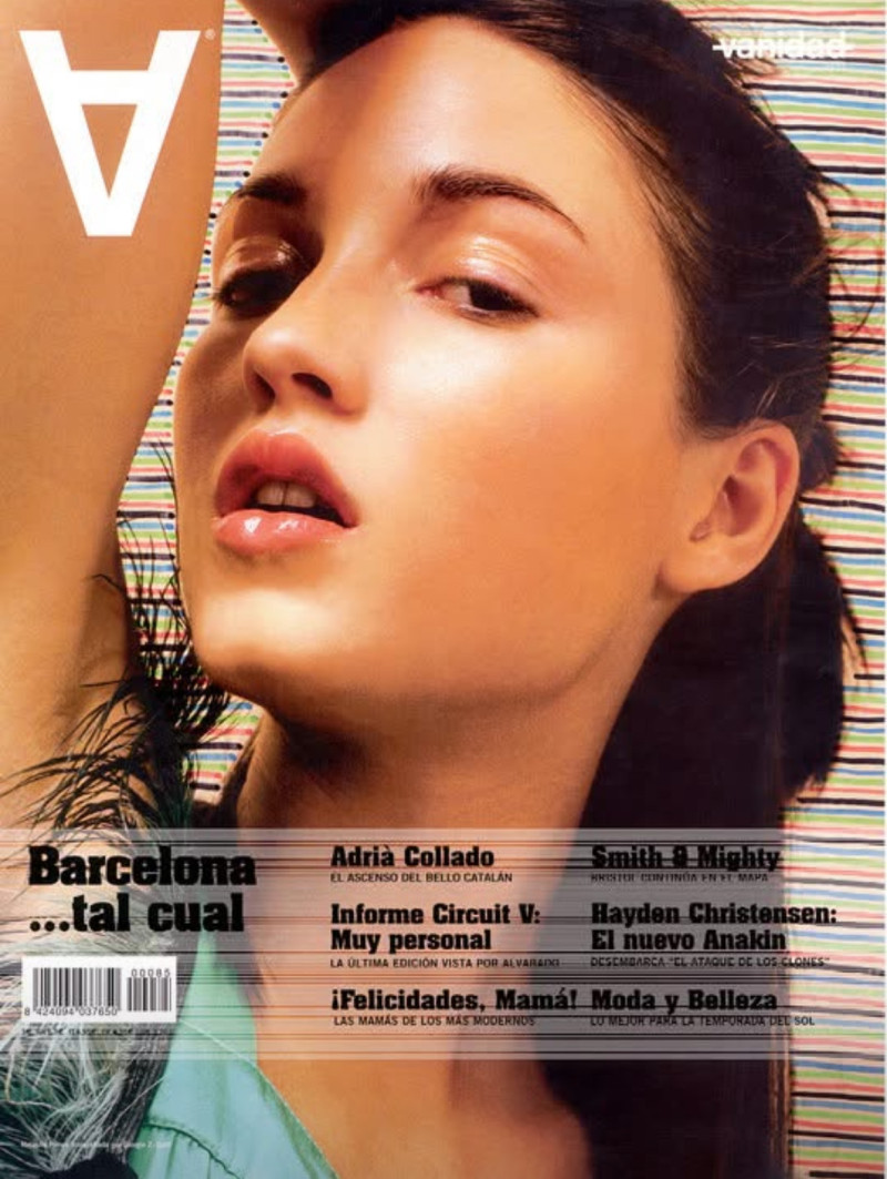 Natasha Prince featured on the vanidad cover from March 2005