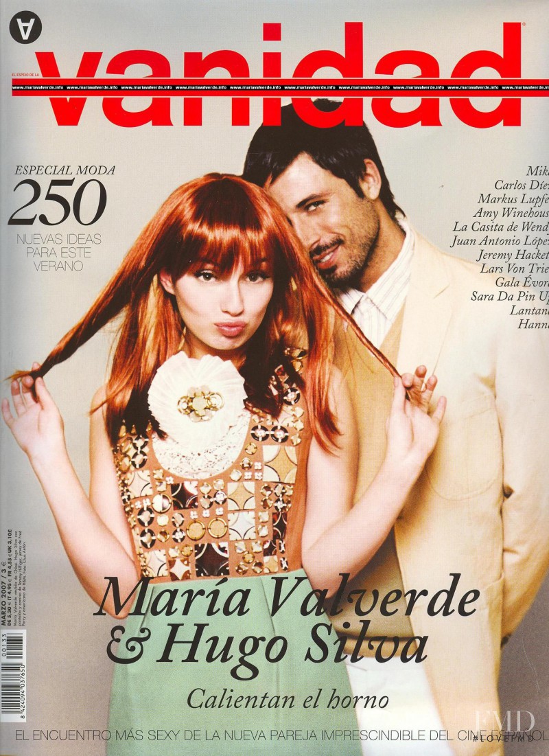 María Valverde, Hugo Silva featured on the vanidad cover from March 2007