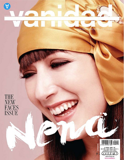 Nena Daconte featured on the vanidad cover from June 2009