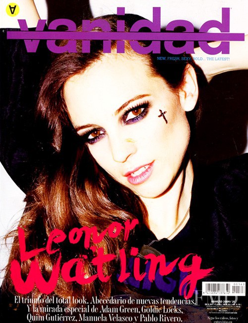Leonor Watling featured on the vanidad cover from March 2009