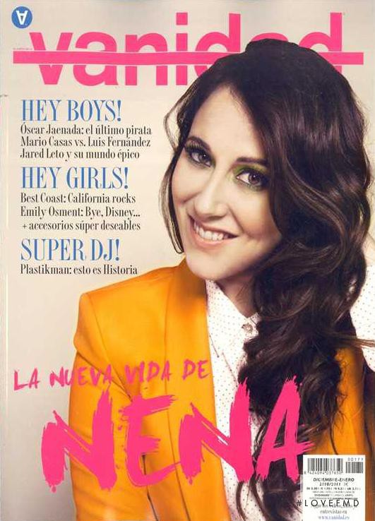 Nena Daconte featured on the vanidad cover from December 2010