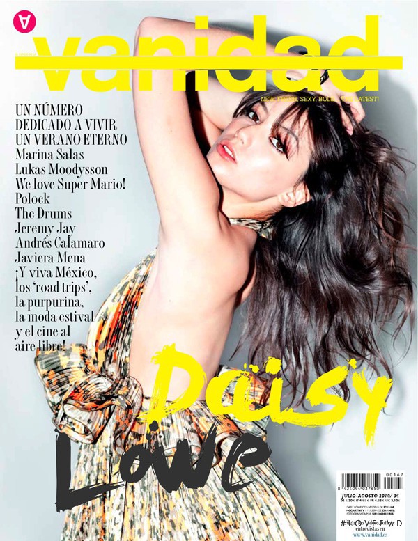 Daisy Lowe featured on the vanidad cover from July 2010