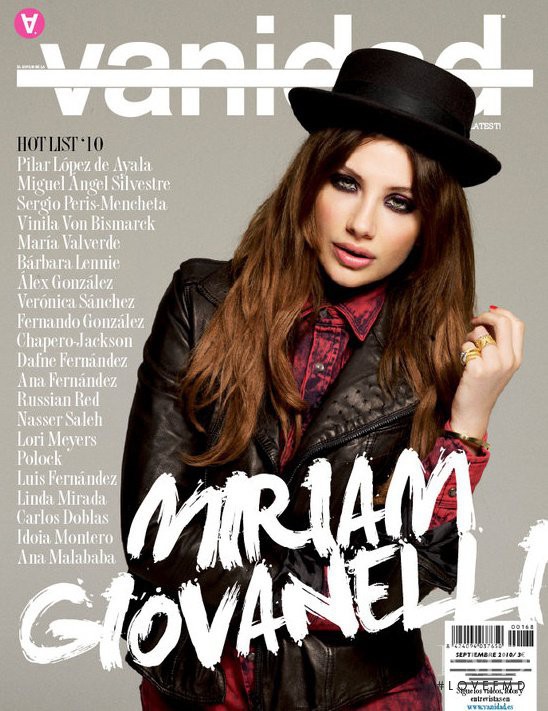 Miriam Giovanelli featured on the vanidad cover from September 2010