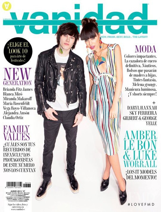 Luke Worrall featured on the vanidad cover from June 2011