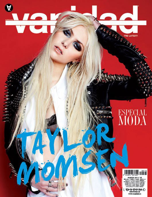Taylor Momsen featured on the vanidad cover from March 2011
