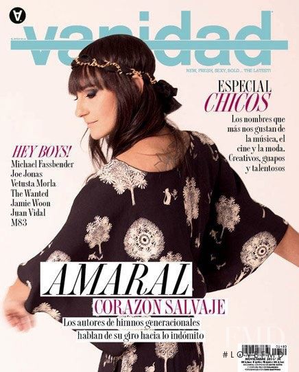 Amaral featured on the vanidad cover from November 2011