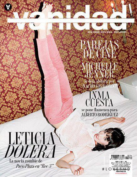 Leticia Dolera featured on the vanidad cover from April 2012