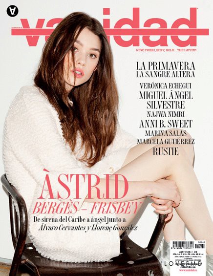 Àstrid Bergès-Frisbey featured on the vanidad cover from May 2012