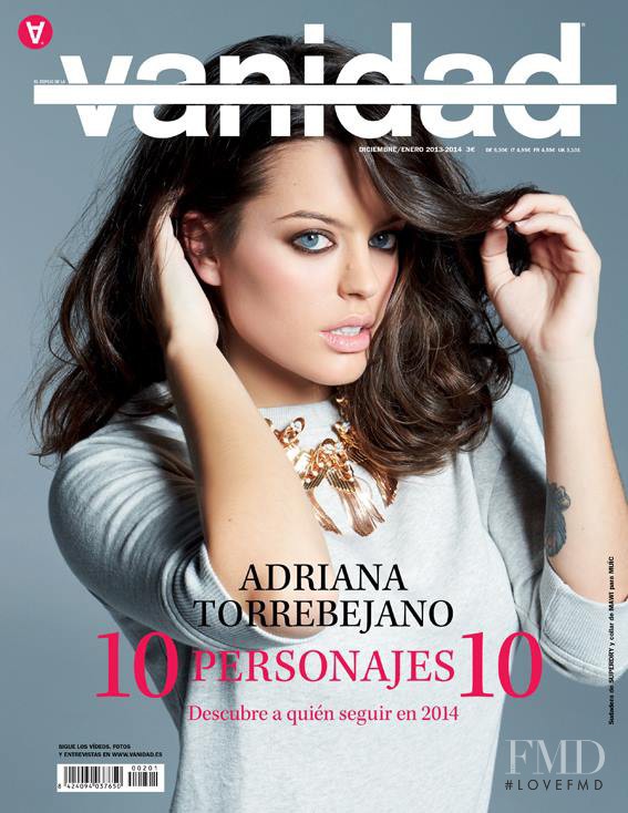 Adriana Torrebejano featured on the vanidad cover from December 2013