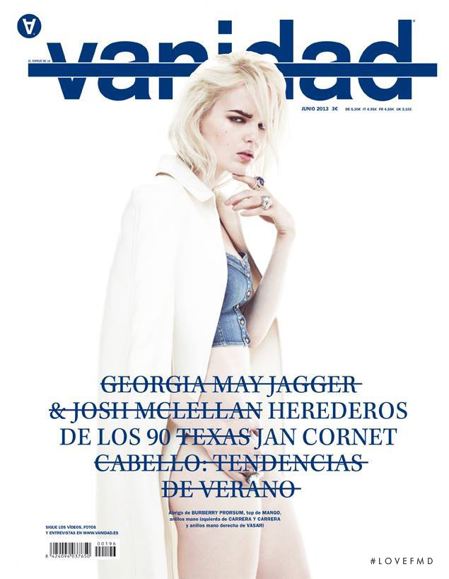 Nikki Sikkema featured on the vanidad cover from June 2013