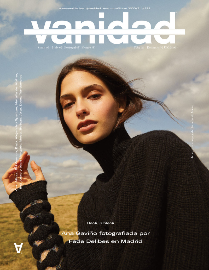 Ana Gaviño featured on the vanidad cover from November 2020