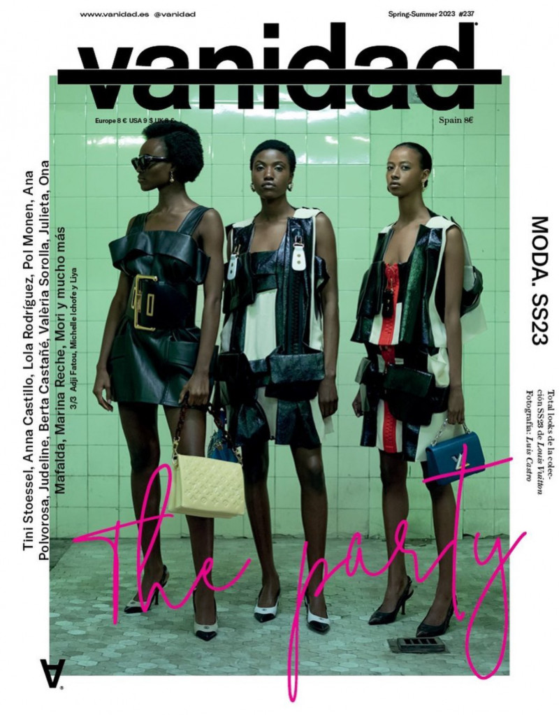 Adji Fatou, Michelle Ichofe, Liya featured on the vanidad cover from March 2023