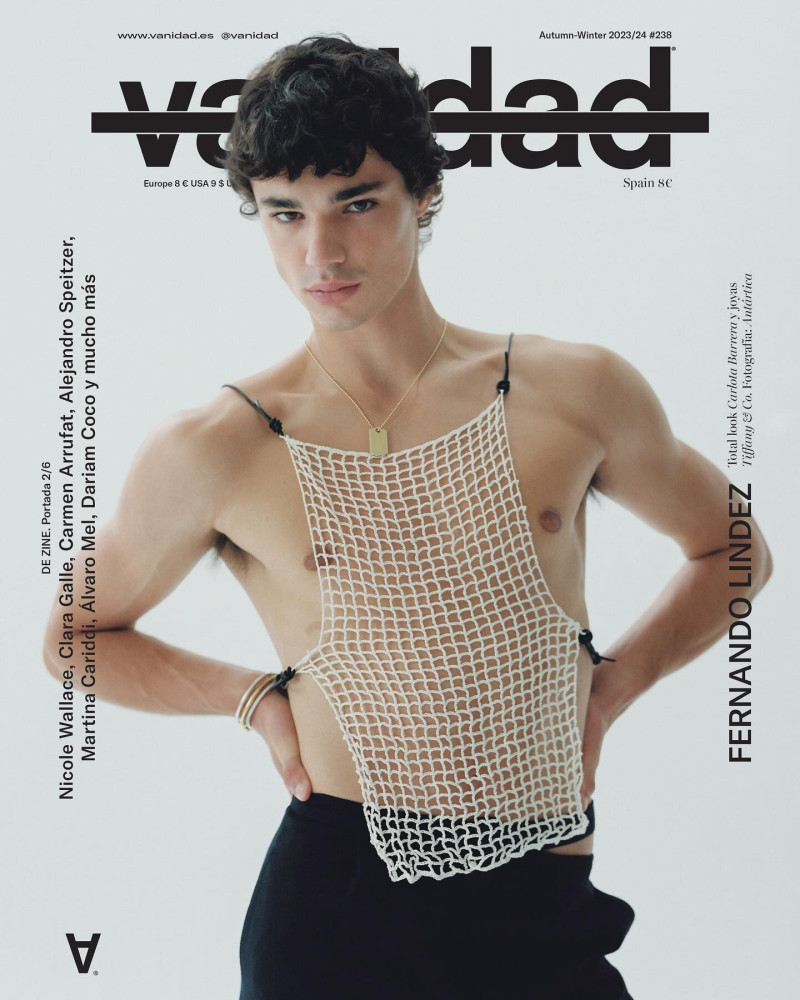 Fernando Lindez featured on the vanidad cover from September 2023