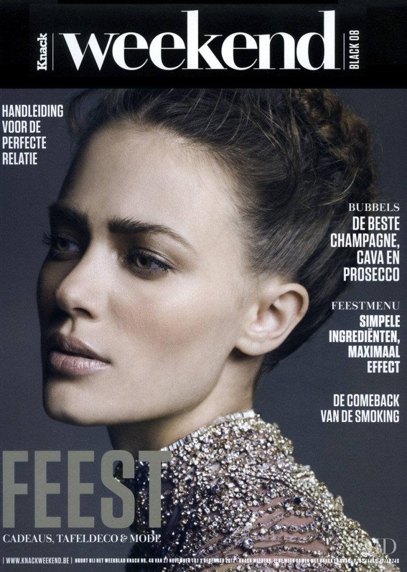 Joy van der Eecken featured on the Knack Weekend cover from November 2013
