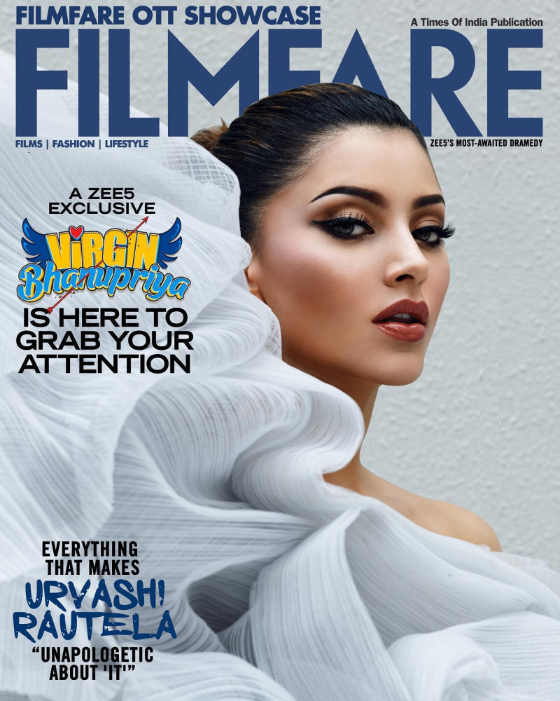 Urvashi Rautela featured on the Filmfare cover from August 2020