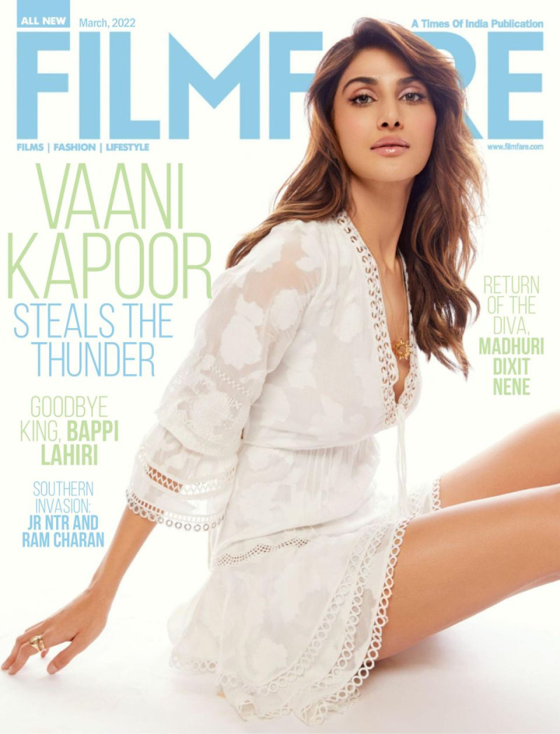 Vaani Kapoor featured on the Filmfare cover from March 2022