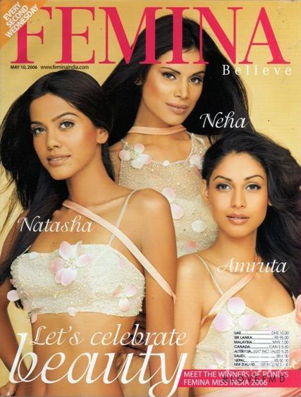 Natasha Suri, Amruta Patki  featured on the Femina India cover from May 2006