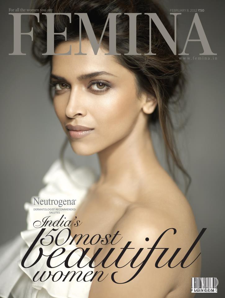 Deepika Padukone featured on the Femina India cover from February 2012