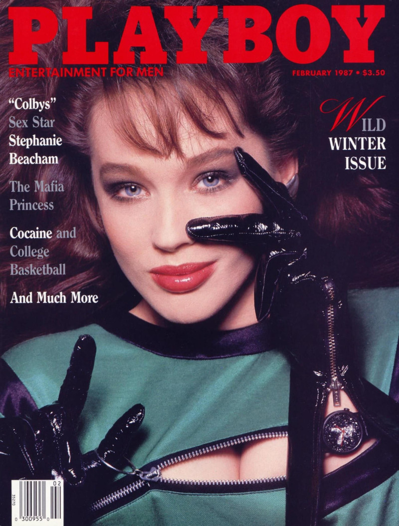  featured on the Playboy USA cover from February 1987