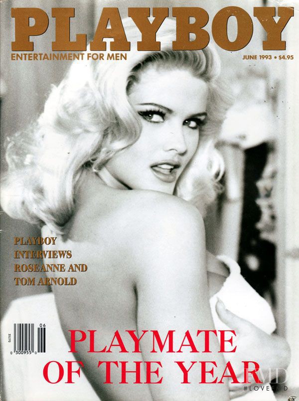 Anna Nicole Smith featured on the Playboy USA cover from June 1993