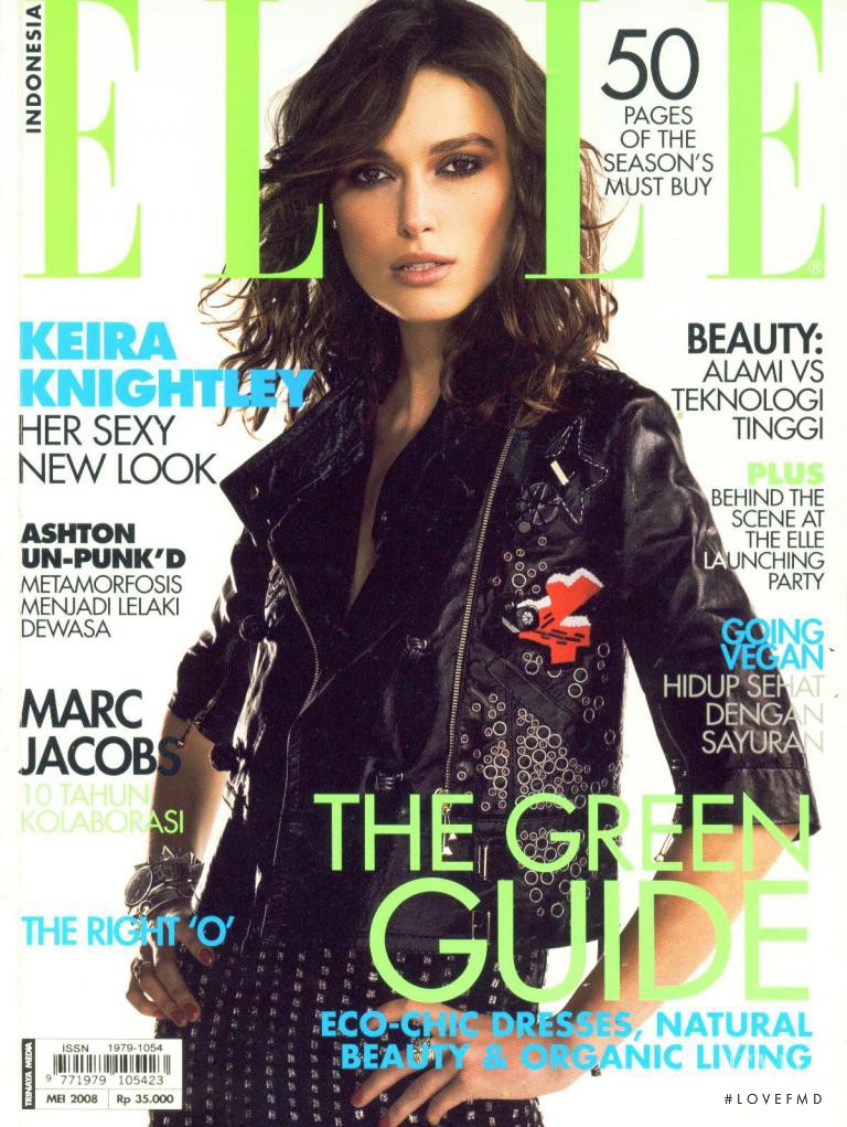 Keira Knightley featured on the Elle Indonesia cover from May 2008