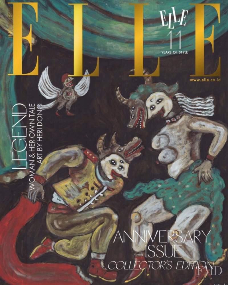 featured on the Elle Indonesia cover from September 2019