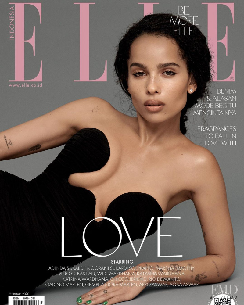  featured on the Elle Indonesia cover from February 2020