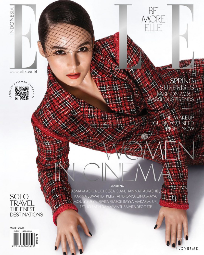 Chelsea  Islan featured on the Elle Indonesia cover from March 2020
