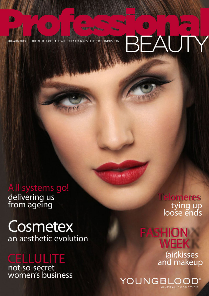  featured on the Professional Beauty Australia cover from July 2013