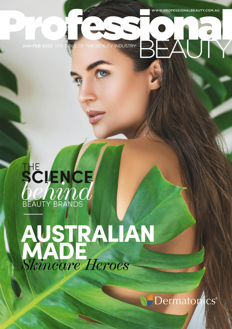  featured on the Professional Beauty Australia cover from January 2023