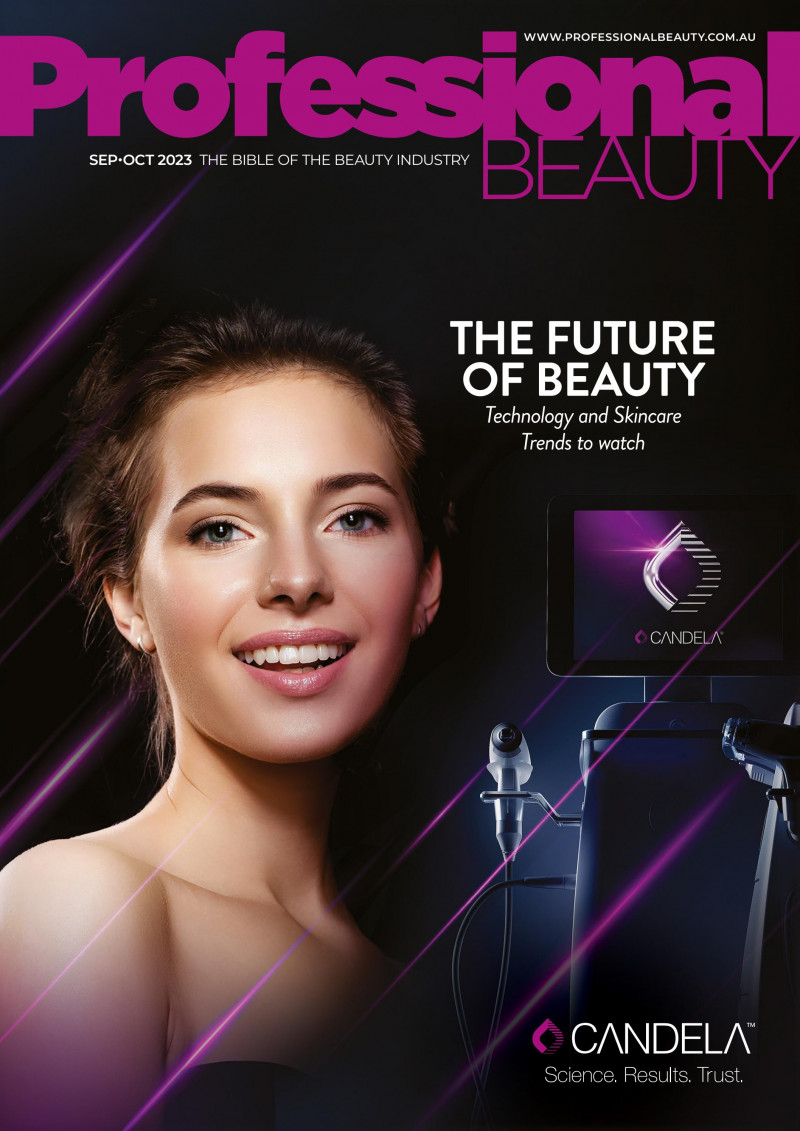  featured on the Professional Beauty Australia cover from September 2023