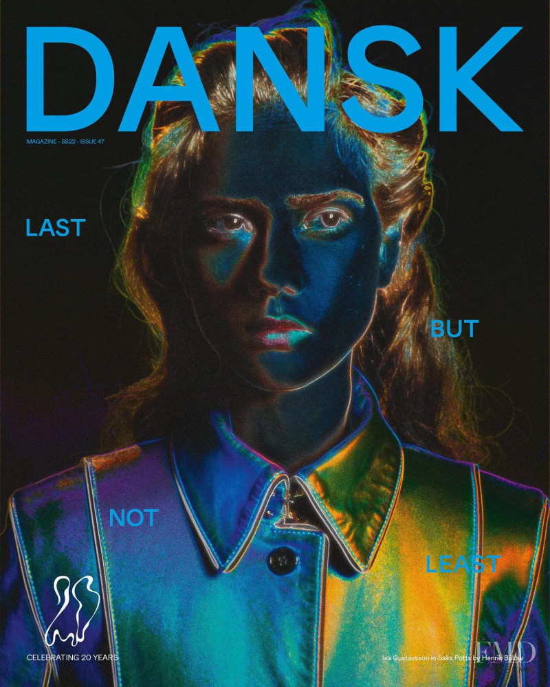 Isa Maja Gustafsson featured on the DANSK cover from February 2022
