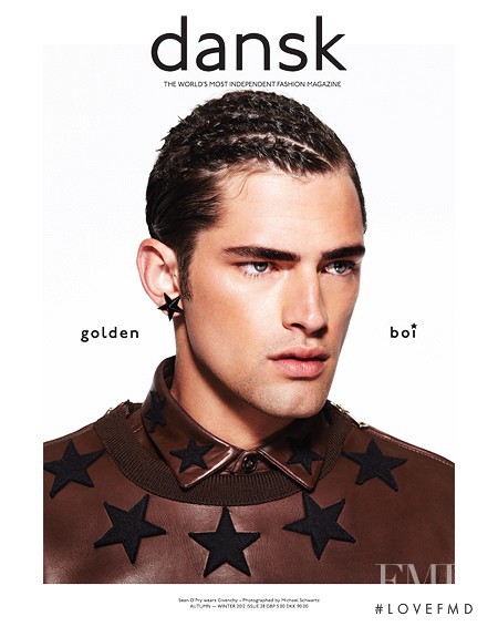 Sean O Pry featured on the DANSK cover from September 2012
